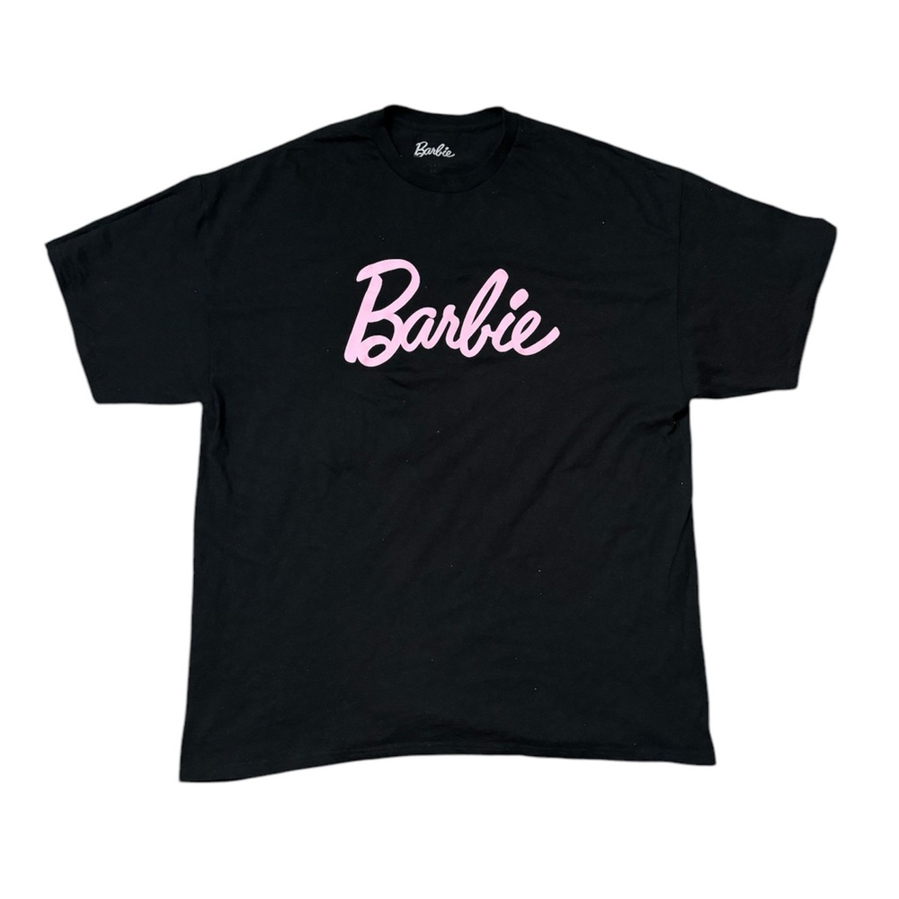 Barbie Men’s Shirt Black with Pink Writing